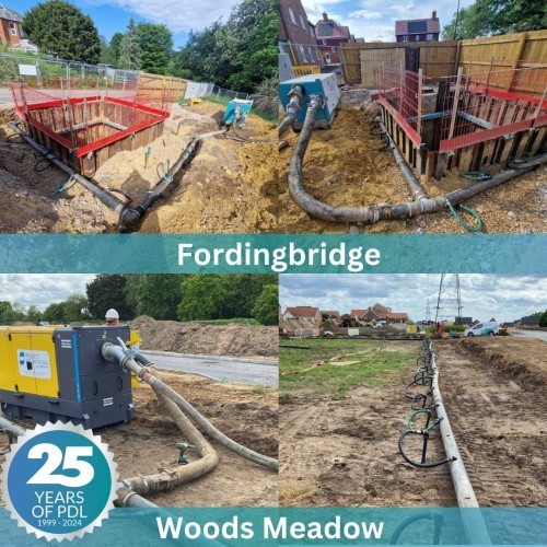 PDL Delivering Excellent Wellpoint Dewatering on Recent Projects